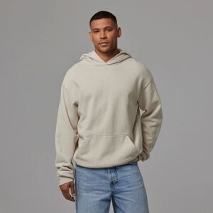 Talentless Bone Cream Heavyweight Pullover Hoodie Sweatshirt Men's Size Large